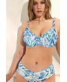 CONJUNTO SUJETADOR FORRADO CAPACIDAD CON AROS CON BRAGUITA BIKINI MIDI