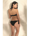 CONJUNTO SUJETADOR BANDEAU CON COPA PREHORMADA FOAM Y AROS CON BRAGUITA BIKINI BRASILEÑO