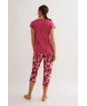 PIJAMA PANTALÓN CAPRI CON CAMISETA MANGA CORTA MODAL