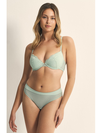 CONJUNTO SUJETADOR RELLENO FINO ADAPTADO A CAPACIDAD CON BIKINI