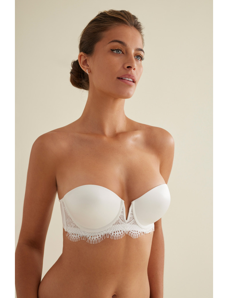 SUJETADOR PUSH UP BALCONETTE TIRANTES EXTRAIBLES