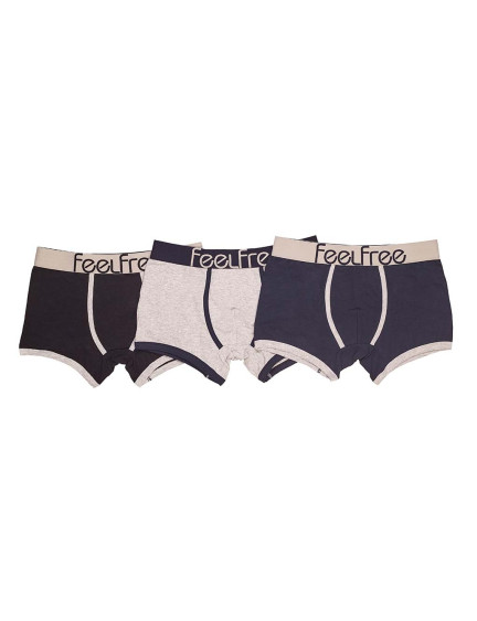 BOXERS BASICO PACKS DE 3 EN CAJA