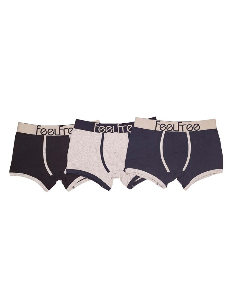 BOXERS BASICO PACKS DE 3 EN CAJA