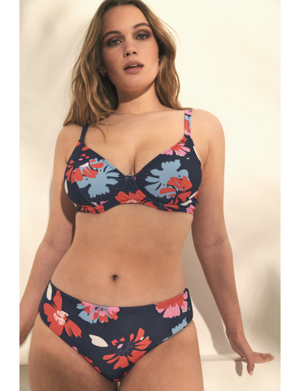 CONJUNTO SUJETADOR FORRADO CAPACIDAD CON AROS CON BRAGUITA BIKINI MIDI