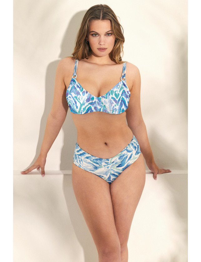 CONJUNTO SUJETADOR FORRADO CAPACIDAD CON AROS CON BRAGUITA BIKINI MIDI