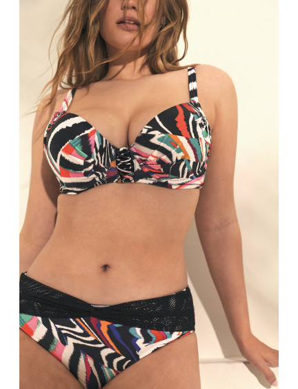 CONJUNTO SUJETADOR CON AROS Y COPA PREHORMADA FOAM CON BRAGUITA BIKINI MIDI