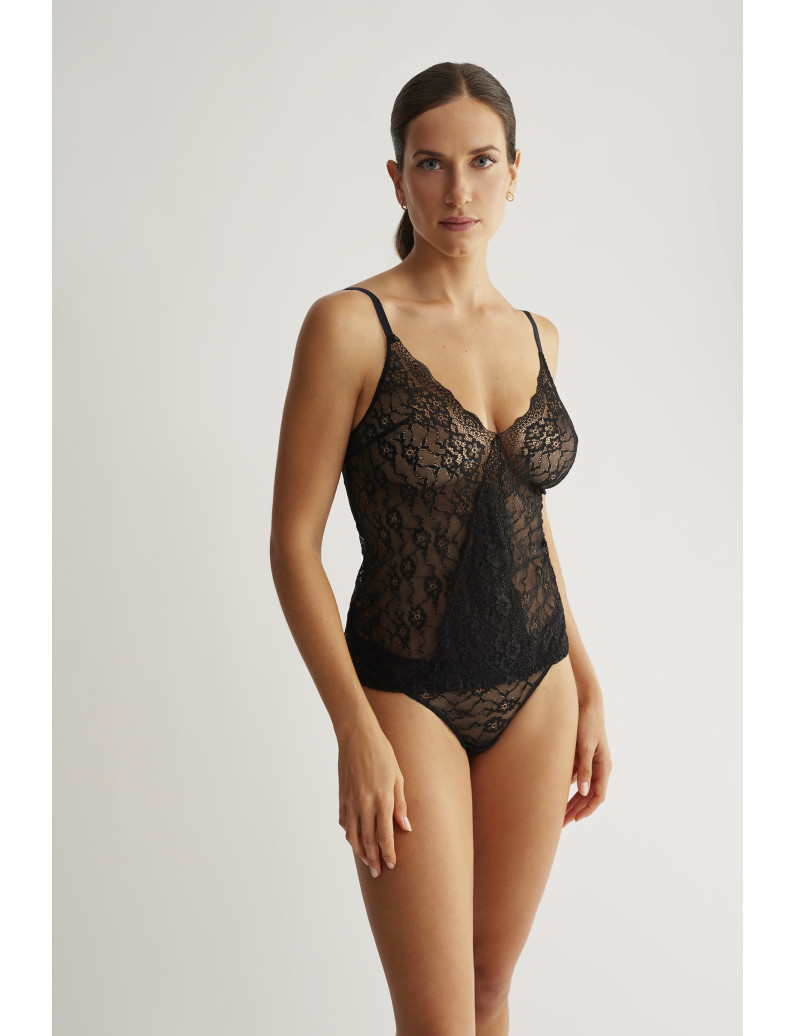 PACK: TOP TIRANTES CON TANGA ENCAJE