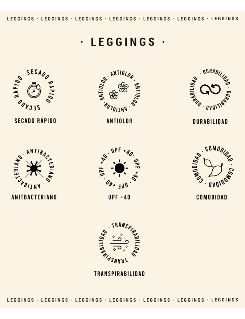 LEGGING DEPORTIVO PIRATA SEAMLESS