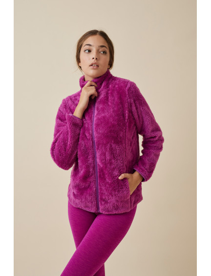 CHAQUETA CORTA PELUDA DEPORTE