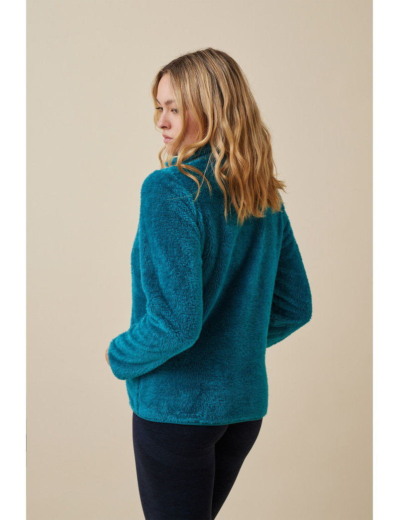 CHAQUETA CORTA PELUDA DEPORTE