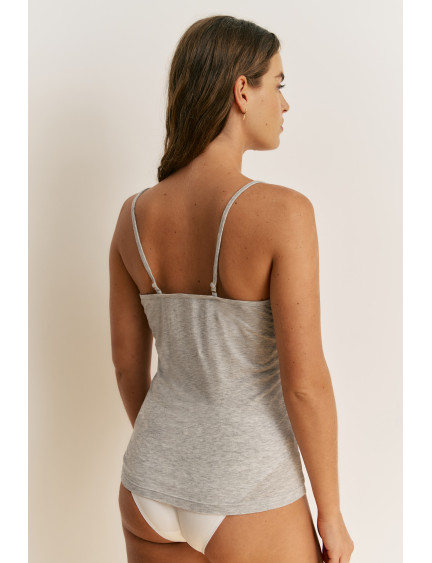 CAMISETA TÉRMICA MODAL CON LANA TIRANTES