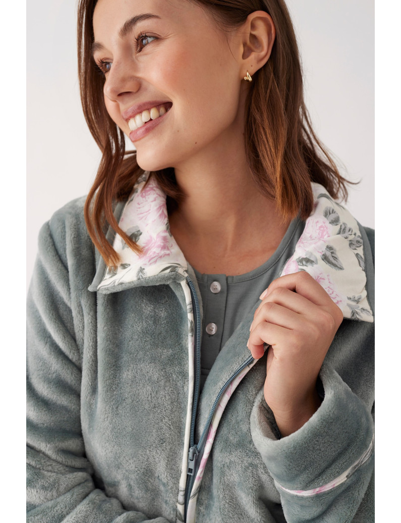 BATA TEJIDO SEDALINA CON CREMALLERA