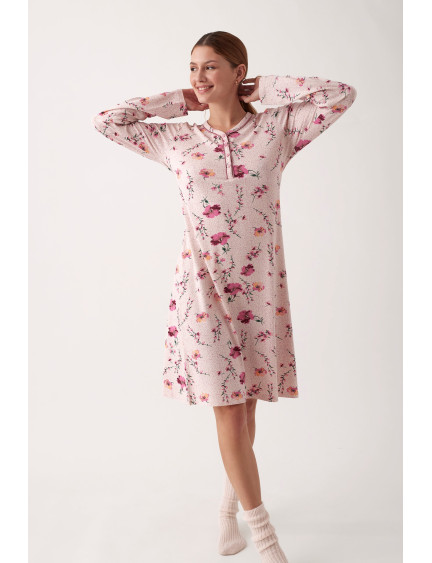 CAMISÓN MANGA LARGA VISCOSA