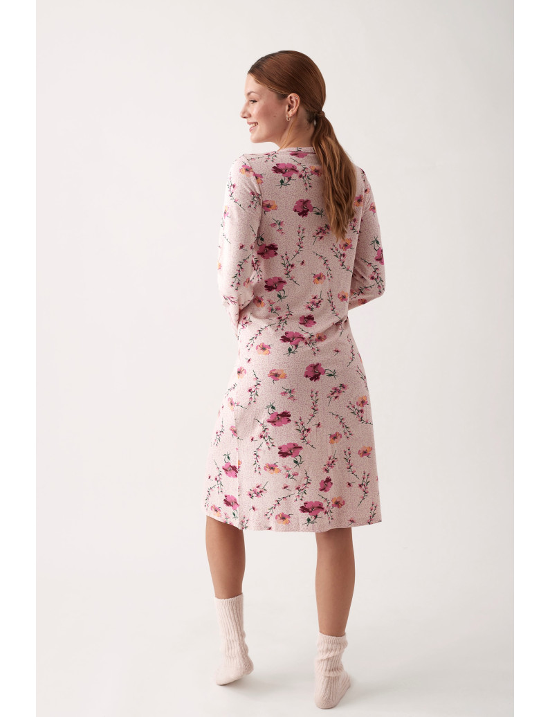 CAMISÓN MANGA LARGA VISCOSA