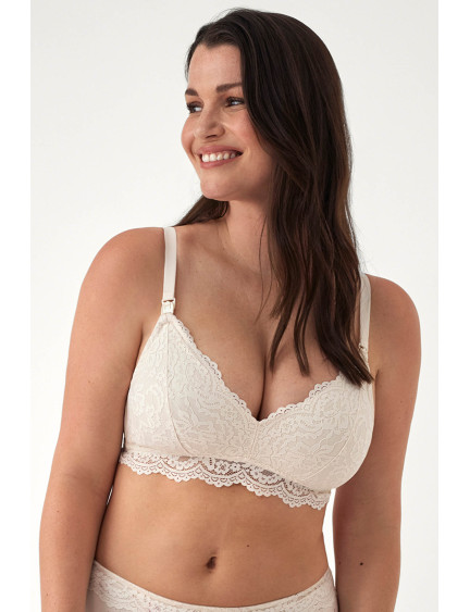 BRALETTE MATERNAL ENCAJE ESTAMPADO CON COPA FOAM EXTRAÍBLE