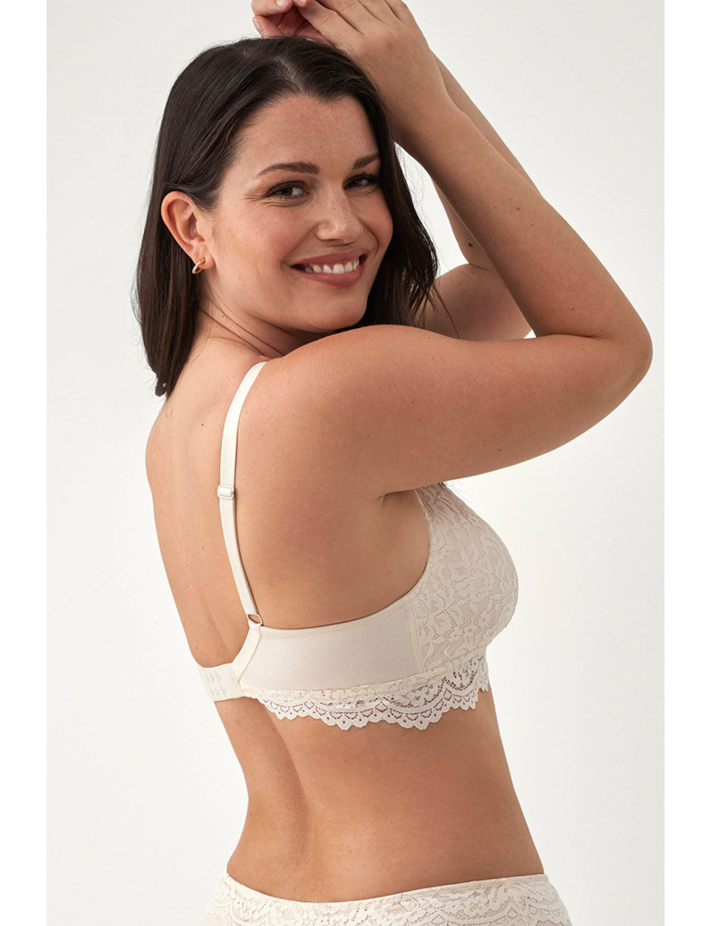 BRALETTE MATERNAL ENCAJE ESTAMPADO CON COPA FOAM EXTRAÍBLE
