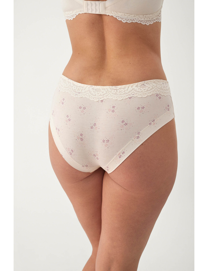 BRAGUITA MATERNAL MODAL Y ENCAJE ESTAMPADO