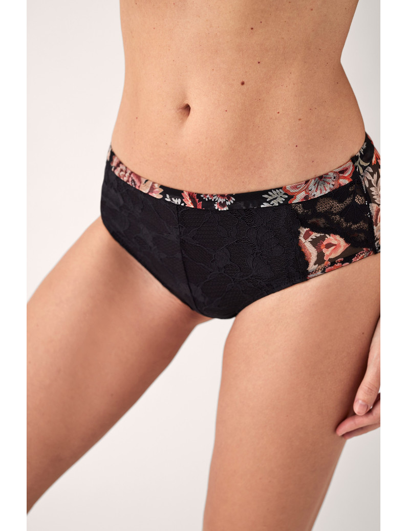 CONJ. SUJETADOR FORRADO MESH CON BIKINI ALTO