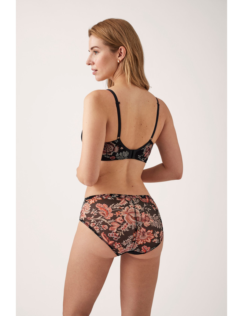 CONJ. SUJETADOR FORRADO MESH CON BIKINI ALTO