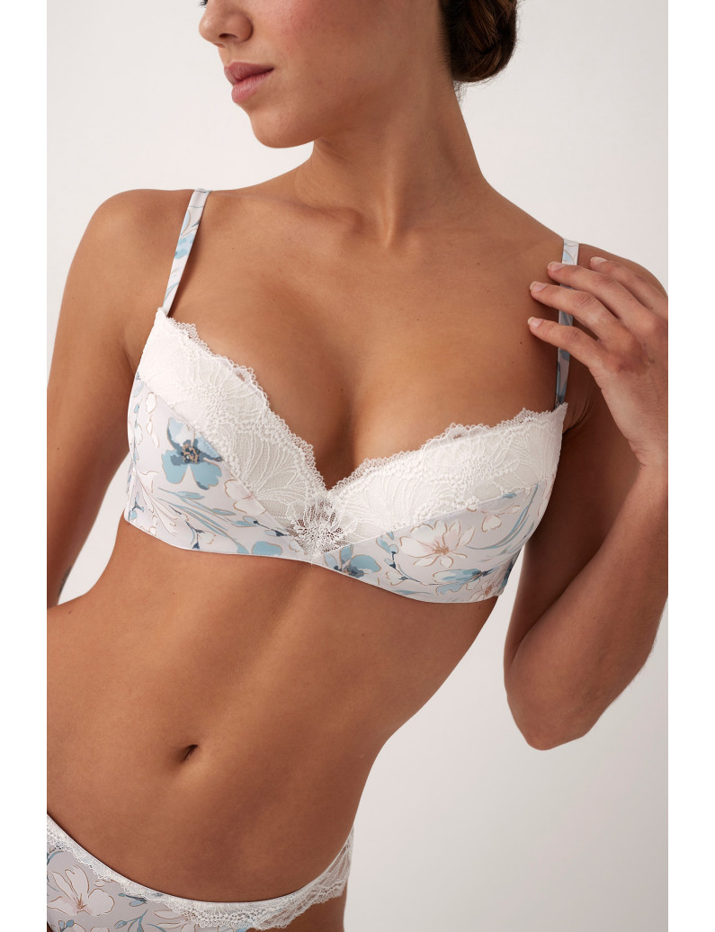 CONJ. SUJETADOR PUSH UP CON TANGA