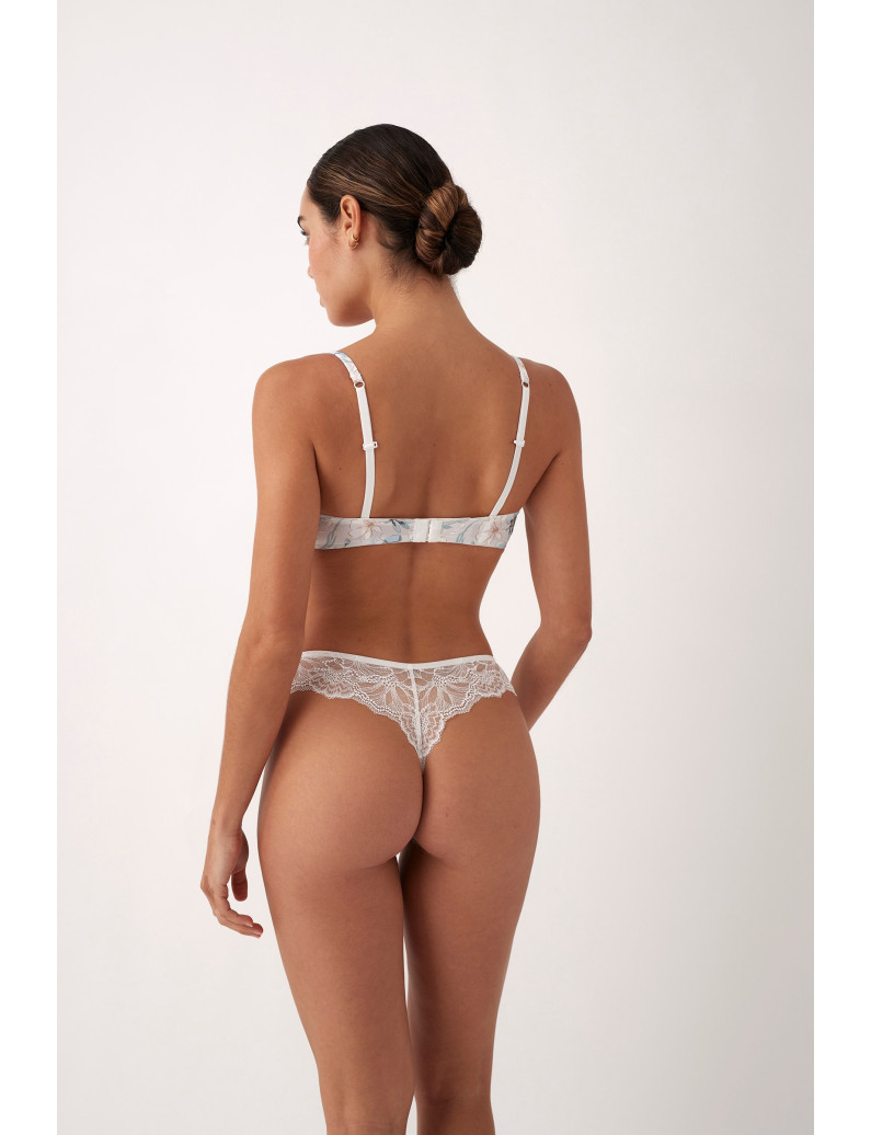 CONJ. SUJETADOR PUSH UP CON TANGA