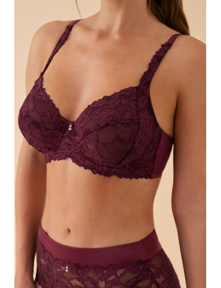 SUJETADOR SIN COPA Y CON ARO CAPACIDAD