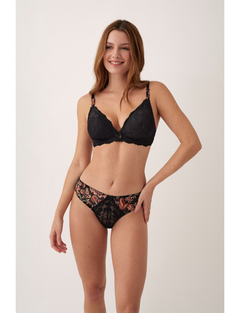 CONJ. SUJETADOR RELLENO TRIANGULAR MESH CON BRASILEÑA