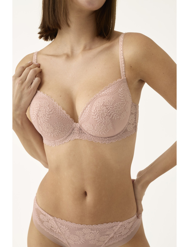 CONJ. SUJETADOR PUSH UP CON TANGA