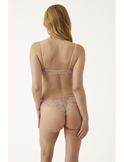 CONJ. SUJETADOR RELLENO TRIANGULAR SIN AROS CON BRASILEÑA TENDERNESS