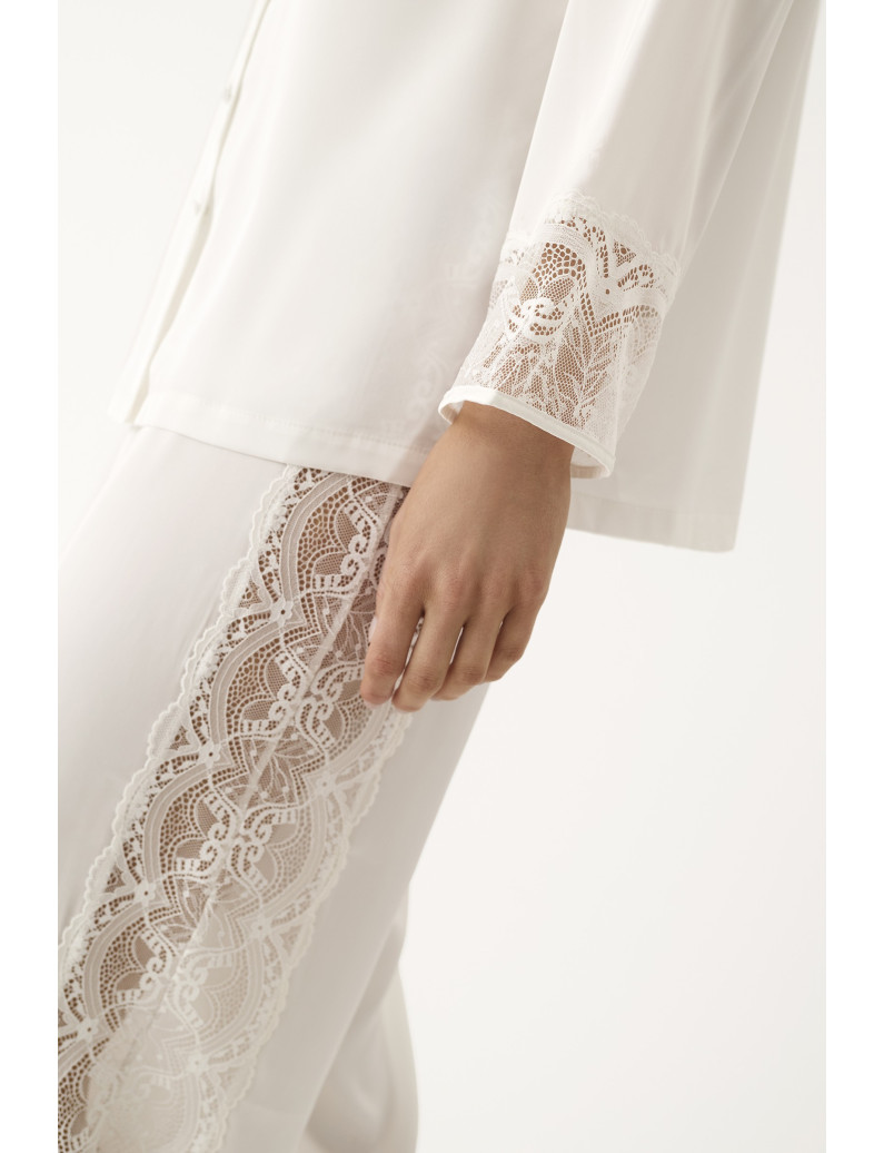 CONJ. ESMOQUIN LENCERO SATÉN ELÁSTICO BELLEZA