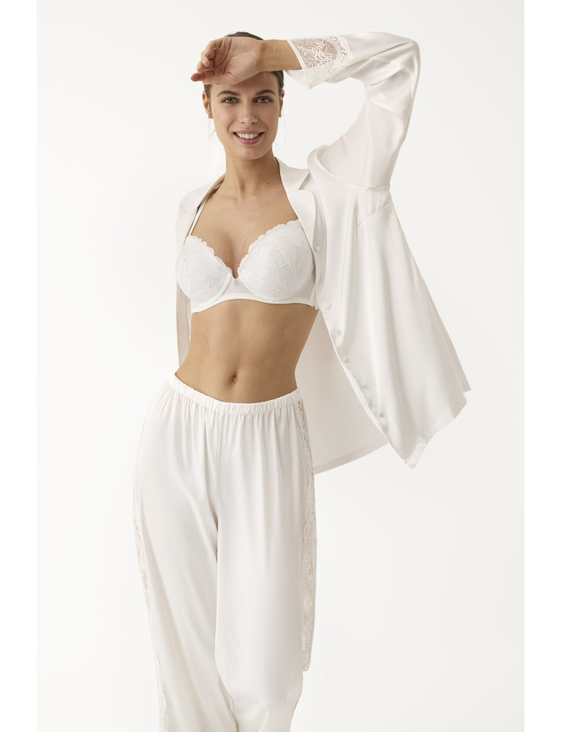 CONJ. ESMOQUIN LENCERO SATÉN ELÁSTICO BELLEZA