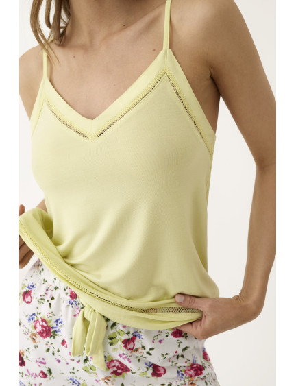 PIJAMA PANTALÓN SHORT CON TIRANTES VISCOSA BLISS