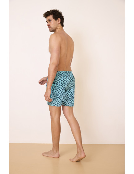 BAÑADOR HOMBRE ESTAMPADO CANGREJOS. CINTURA AJUSTABLE CON CORDÓN. BOLSILLOS LATERALES Y TRASERO. TEJIDO FAST DRY.