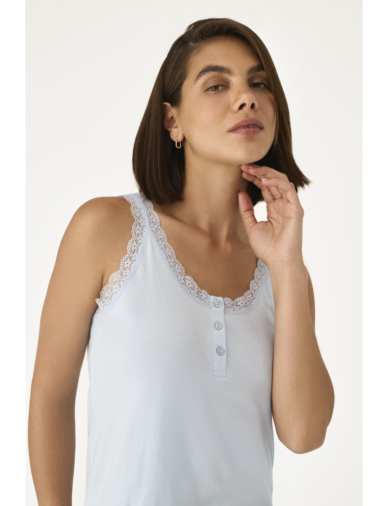 PIJAMA PANTALÓN CORTO CON CAMISETA TIRANTES