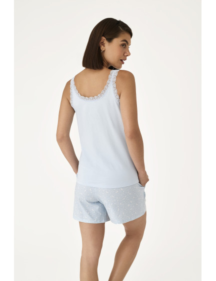 PIJAMA PANTALÓN CORTO CON CAMISETA TIRANTES