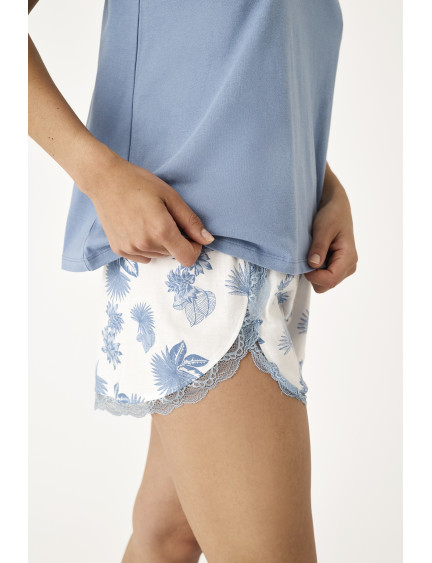 PIJAMA PANTALÓN SHORT CON CAMISETA SIN MANGAS