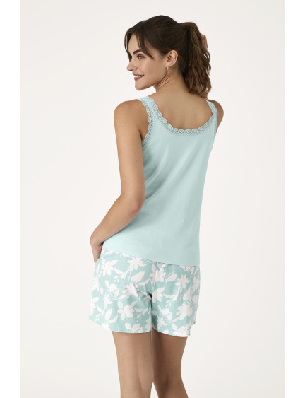 PIJAMA PANTALÓN CORTO CON CAMISETA TIRANTES