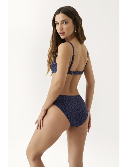 CONJ. SUJETADOR CON AROS Y COPA PREHORMADA CON BIKINI NORMAL. JACQUARD