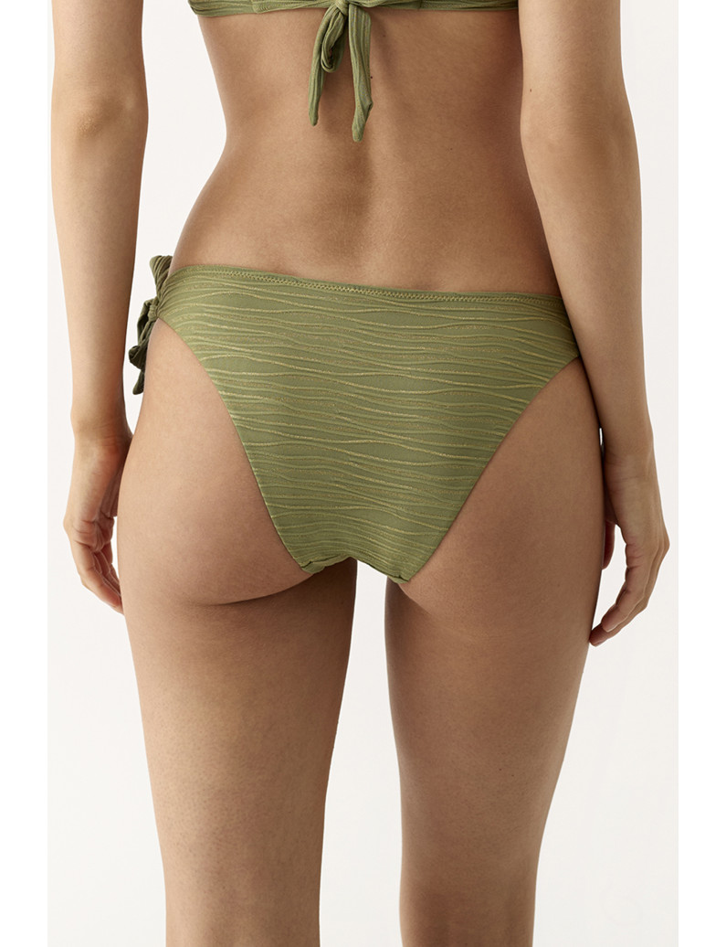 BRAGUITA BRASILEÑA TIRAS LADOS REGULABLES. TEJIDO JACQUARD