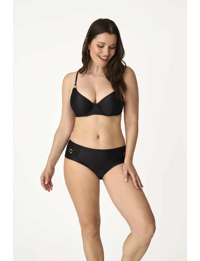 CONJ. SUJETADOR FORRADO CAPACIDAD CON AROS CON BRAGUITA MIDI REFORZ. JACQUARD