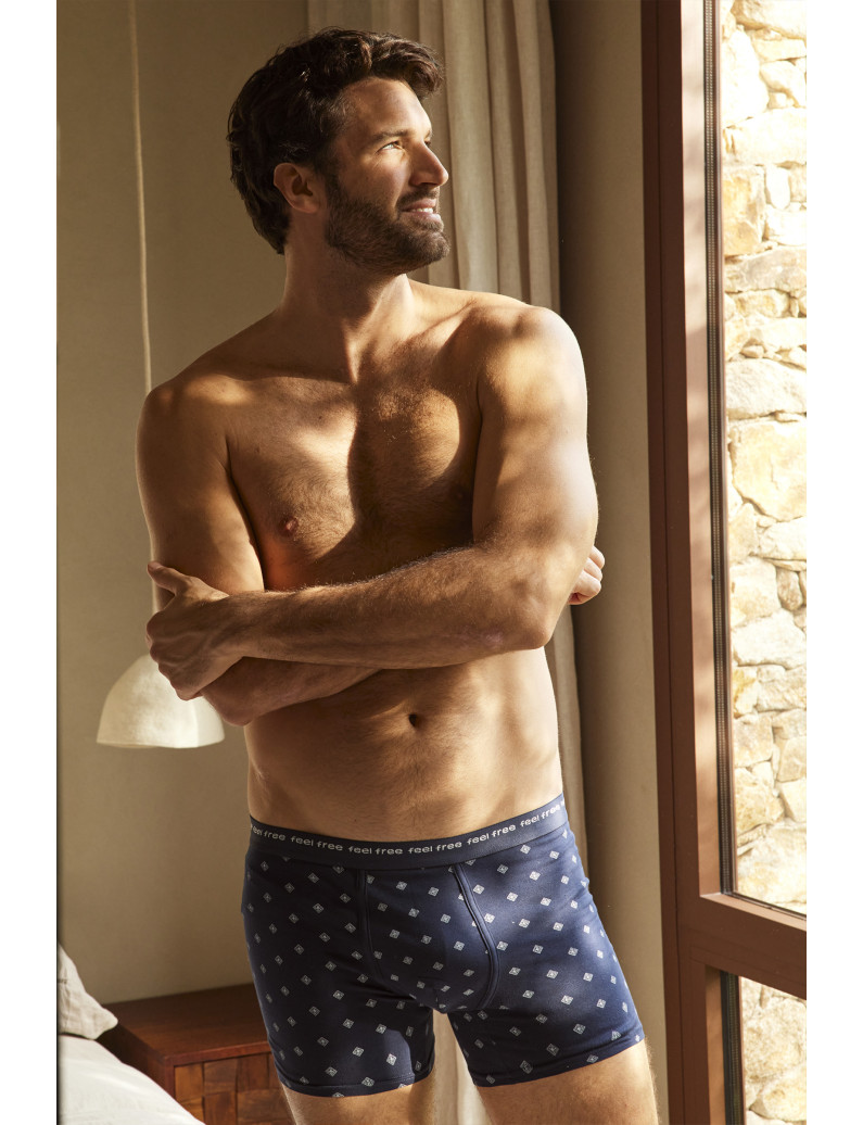 PACK 2 UNIDADES BOXER ALGODÓN AZUL