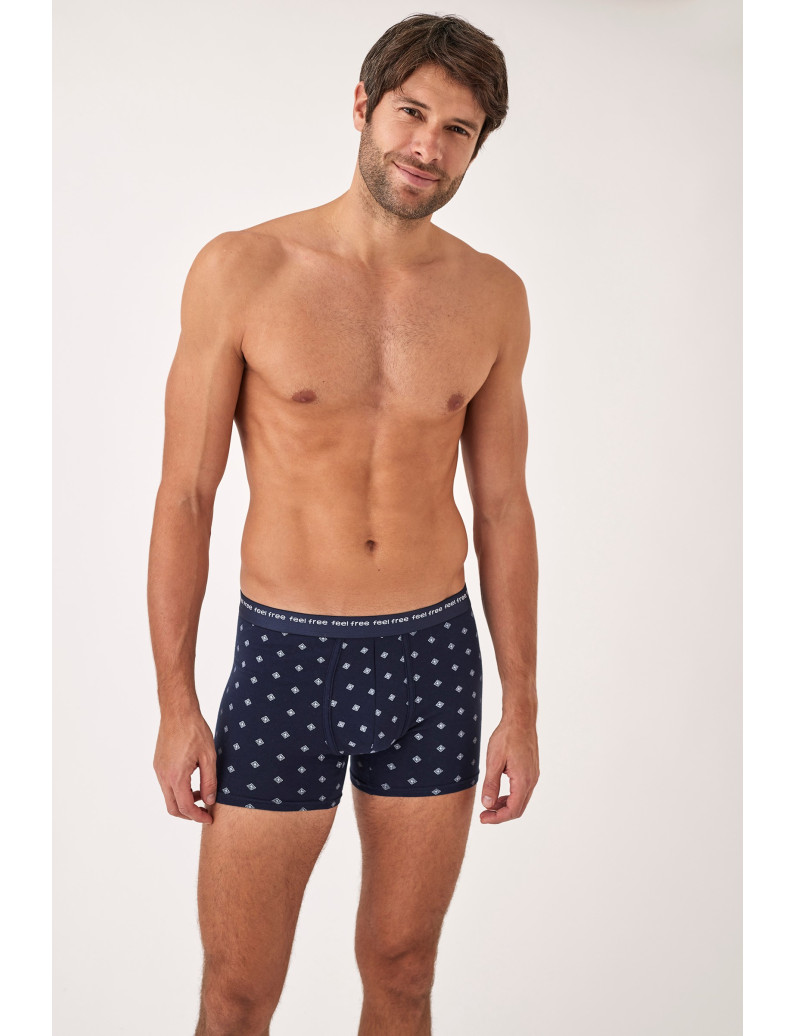 PACK 2 UNIDADES BOXER ALGODÓN AZUL