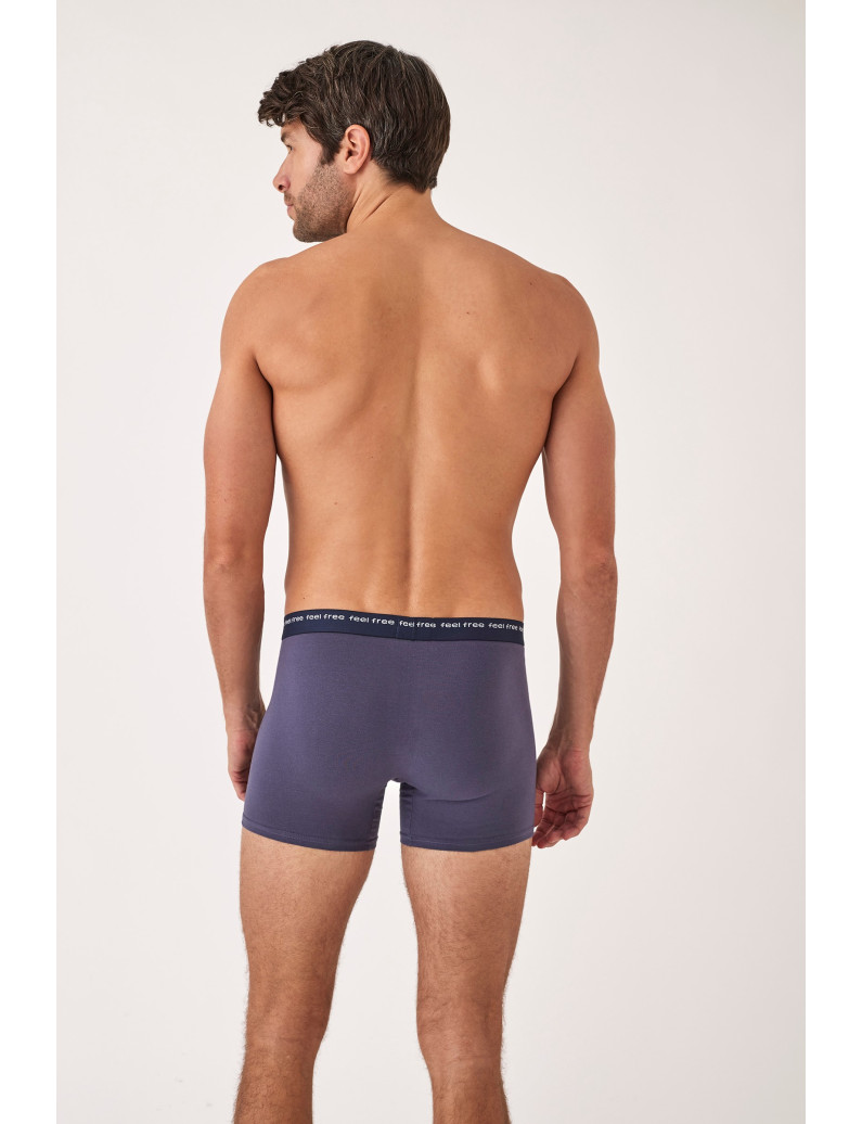 PACK 2 UNIDADES BOXER ALGODÓN AZUL