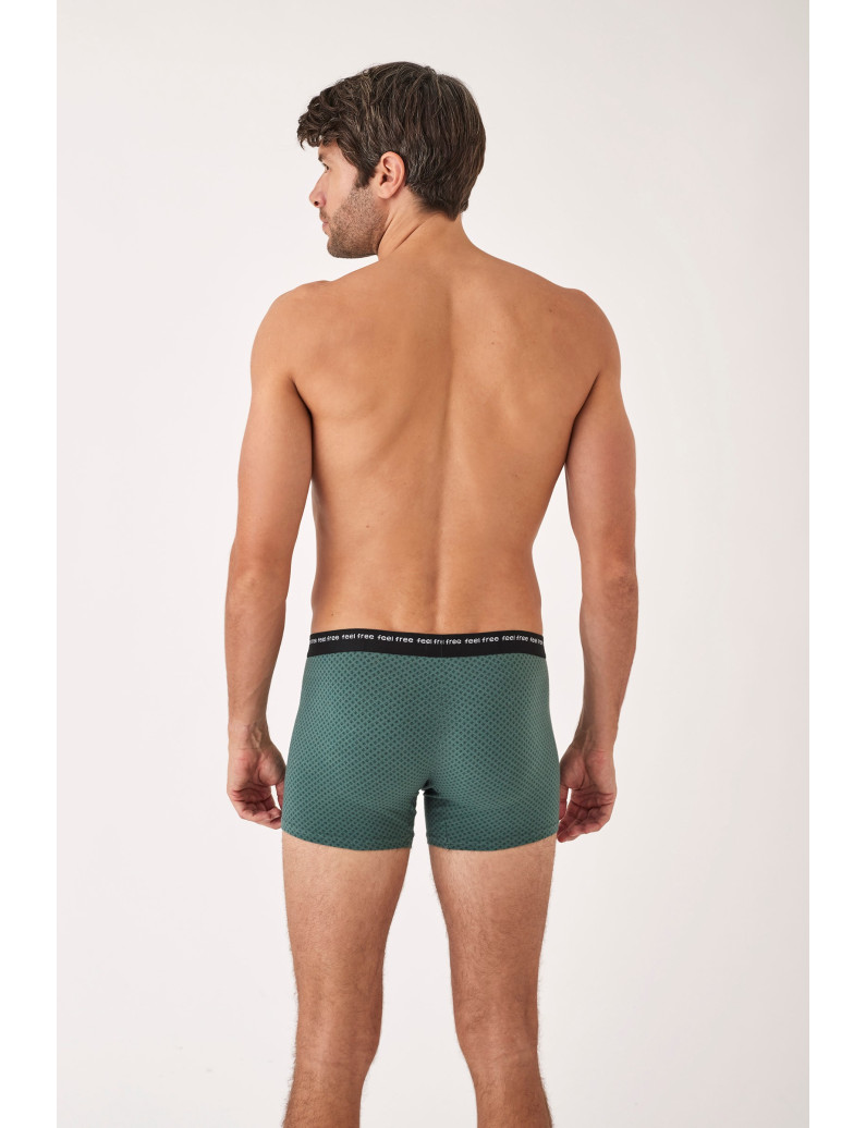 PACK 2 UNIDADES BOXER ALGODÓN VERDE