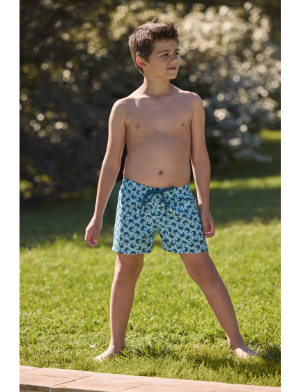 BAÑADOR NIÑO ESTAMPADO CANGREJOS. TEJIDO FAST DRY.