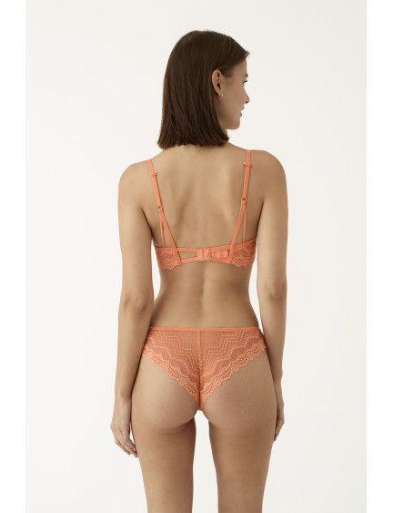 CONJ. SUJETADOR RELLENO TRIANGULAR ENCAJE CON BRASILEÑA EUPHORIA