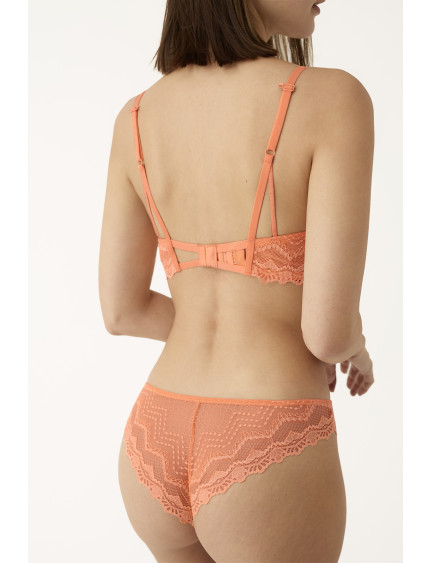 CONJ. SUJETADOR RELLENO TRIANGULAR ENCAJE CON BRASILEÑA EUPHORIA