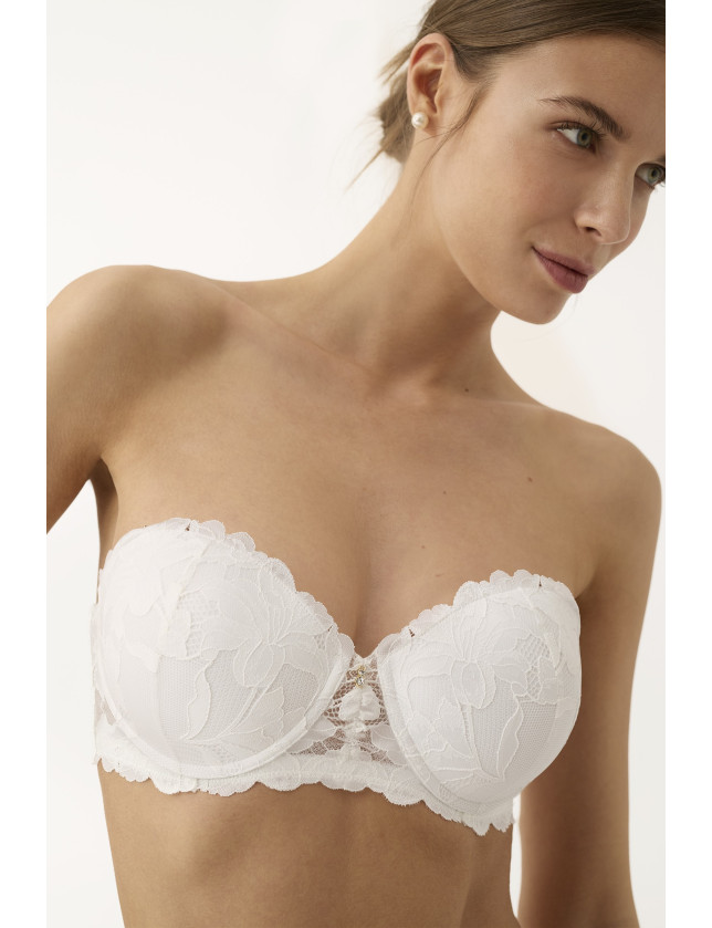 SUJETADOR PUSH-UP BALCONETTE ENCAJE BELLEZA