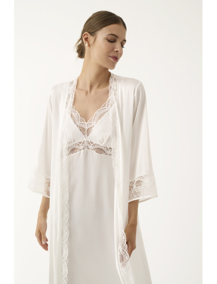 CAMISÓN LENCERO LARGO TIRANTES SATÉN ELÁSTICO BELLEZA