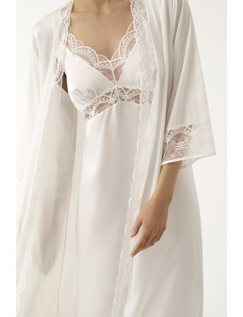 CAMISÓN LENCERO LARGO TIRANTES SATÉN ELÁSTICO BELLEZA